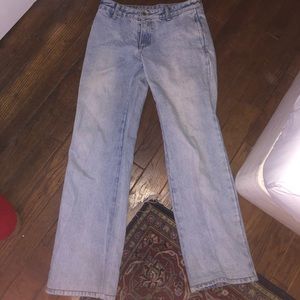 light wash low rise brandy melville jeans